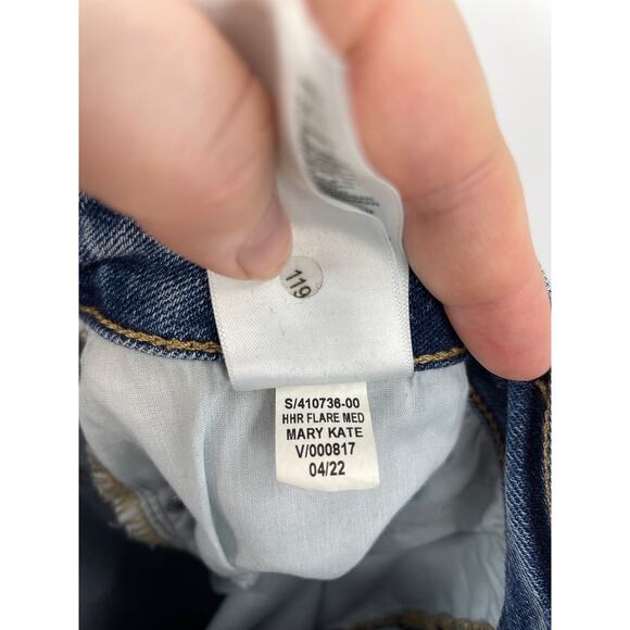 Old Navy Jeans Womens 14 Higher High Rise Flare Mary Kate Medium Wash Denim - Picture 5 of 5